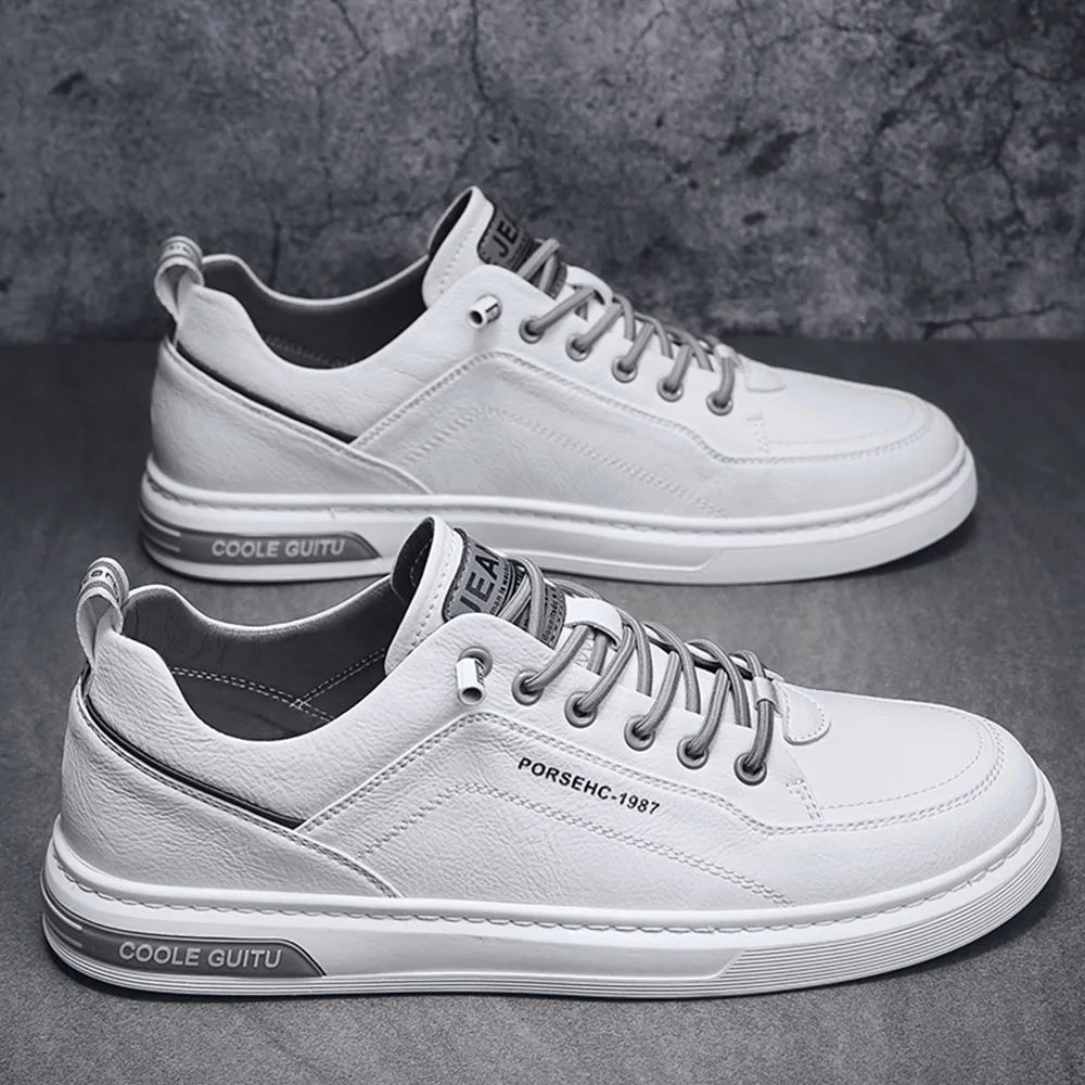

Casual Men's Sneaker Shoes Waterproof Vulcanized Shoes New 2023 Comforthable Light Sneakers Men Leather Sports Shoes