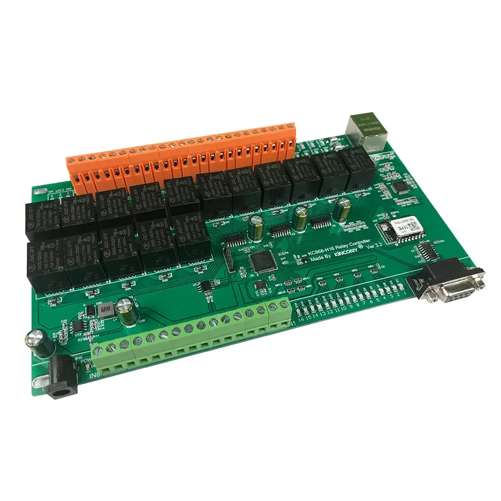 KC868-H16B Ethernet IP реле сети Wifi коммутатор RS232 TCP