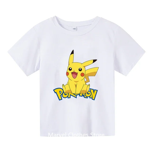 Футбольная рубашка Potdemiel Pokemon Piplush для мальчиков и девочек