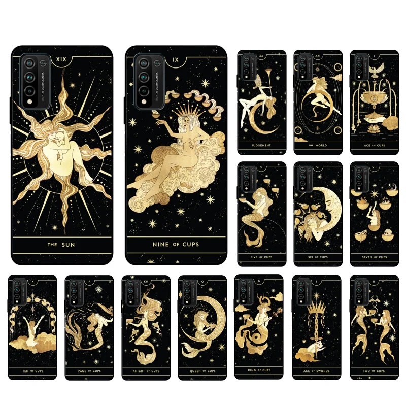 

Divine Feminine Tarot Phone Case for Huawei Honor 50 10X Lite 20 7A 7C 8X 9X Pro 9A 8A 8S 9S 10i 20S 20lite 7X 10 lite