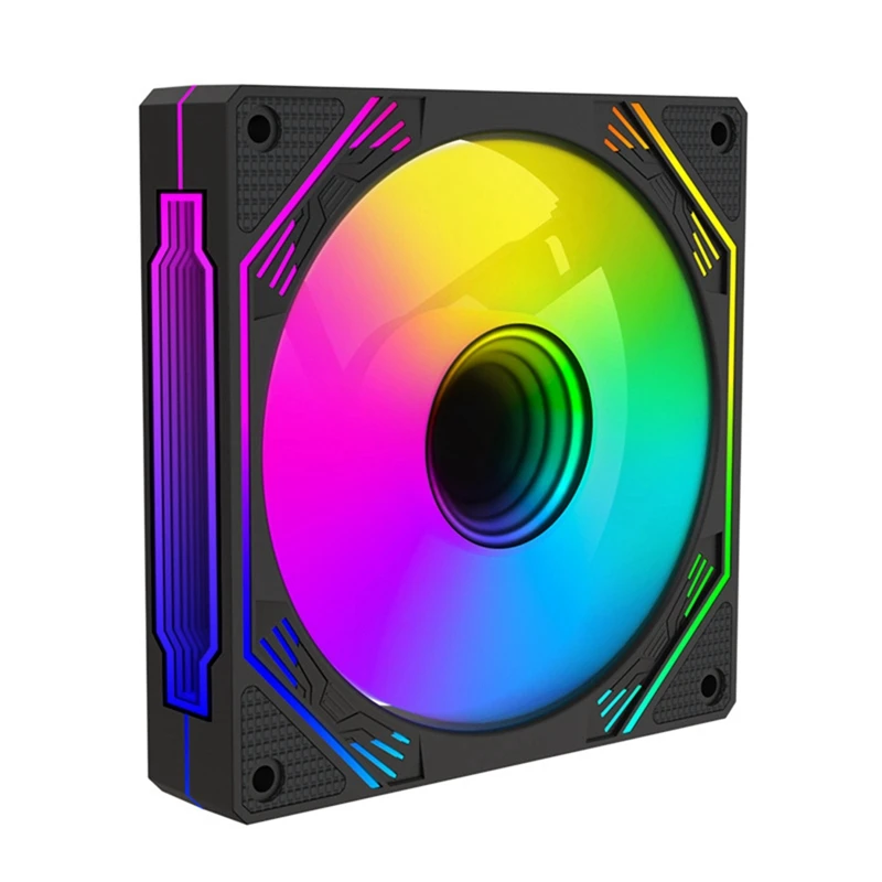 Игровой шкаф RGB вентилятор шасси 120 мм 3D бесконечное зеркало бесшумный вперед