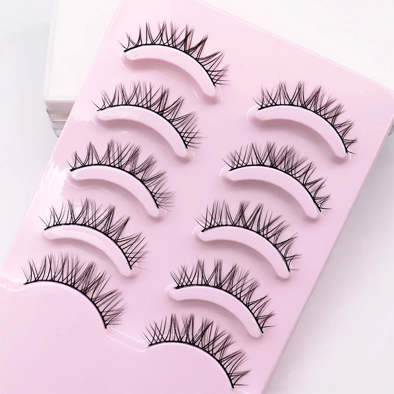 

5 Pairs Multi Layered False Eyelashes Fluffy Volume Lashes 3d Layered Effect 5 Pairs Multi Layered False Eyelashes Fake Eyelashe