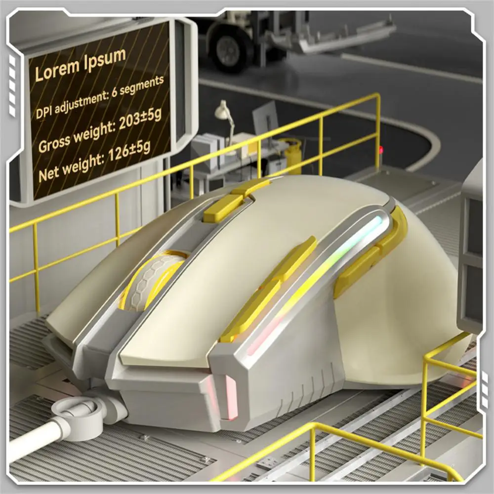 

E-sports Ergonomic Silent Bluetooth Mouse Aerial Optica Wired Mechanical Optical Mouse Comfortable Game Mouse G3 Stable