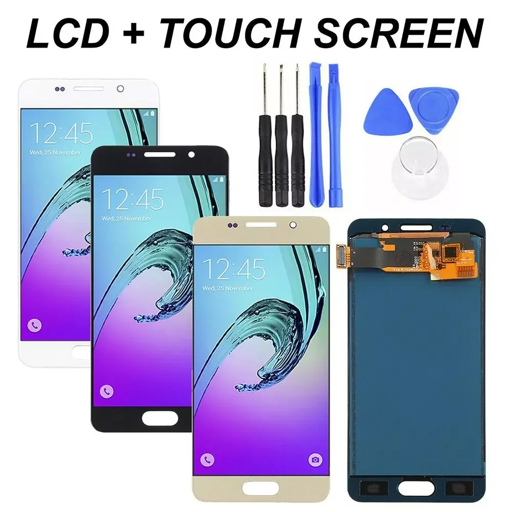 

Replacement No Frame LCD Touch Screen Digitizer With Tool For Sam-sung Galaxy A3 2016 A310 SM-A310F