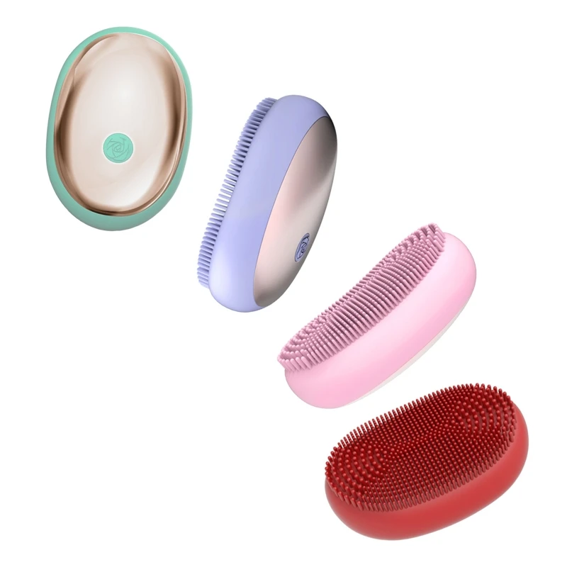 

Facial Cleansing Brush Face Cleansing Brush Electric Facial Massager Silicone Brush Cleaner Sonic Vibration Deep Pore Cleaning
