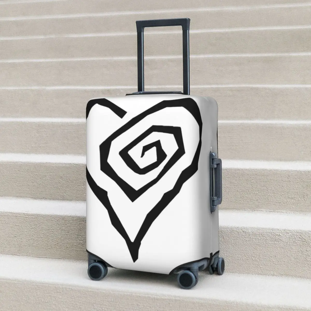 

Marilyn Manson Suitcase Cover EAT ME DRINK ME Business Holiday Useful Luggage Supplies Protector