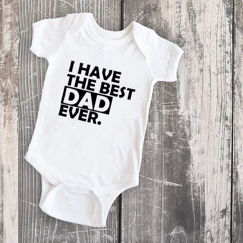 I Have The Best Dad Ever Shirt Family Clothing Big Sister Matching Outfits Letter  Fashion Baby Girl Clothes 2020 Fashion M