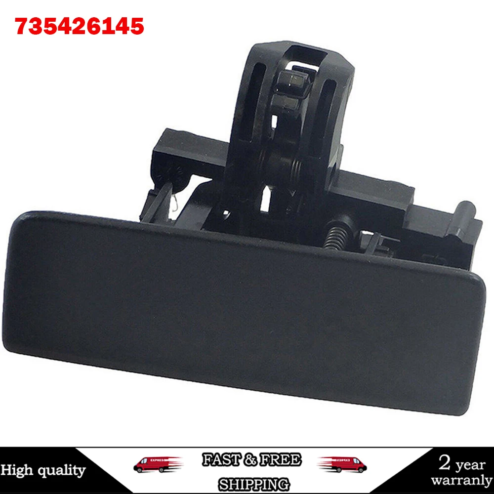 

Black LHD Car Glove Box Front Lid Handle Catch Fit For Fiat Grande Punto 735426145 Car Accessories