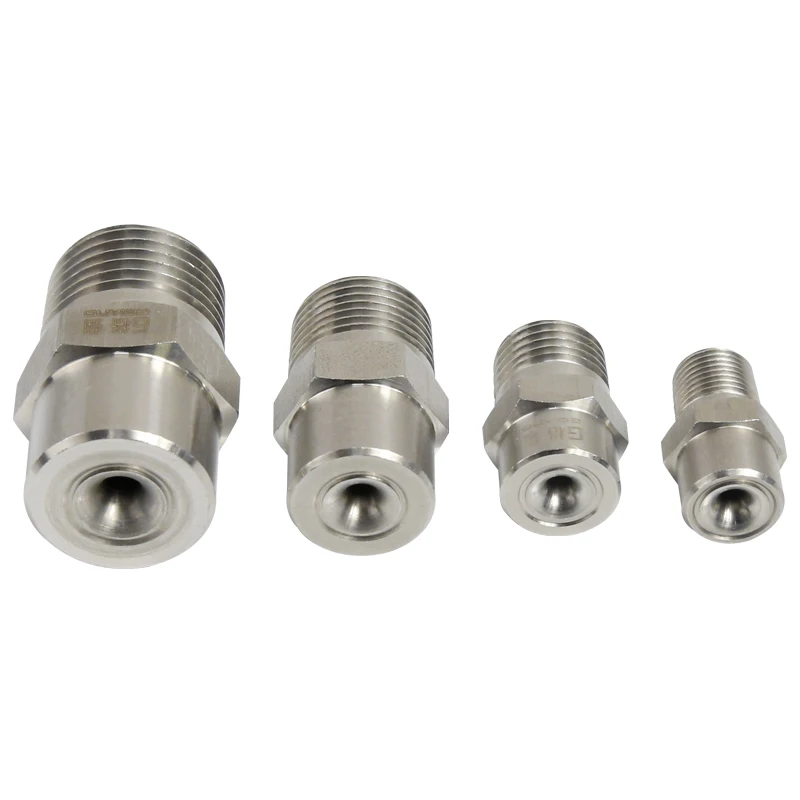 

Широкоугольная Распылительная насадка BSP 1/8 дюйма 1/4 дюйма 3/8 дюйма 1/2 дюйма, распылитель из нержавеющей стали 304, насадка для промышленного мойки, охлаждения, пыли