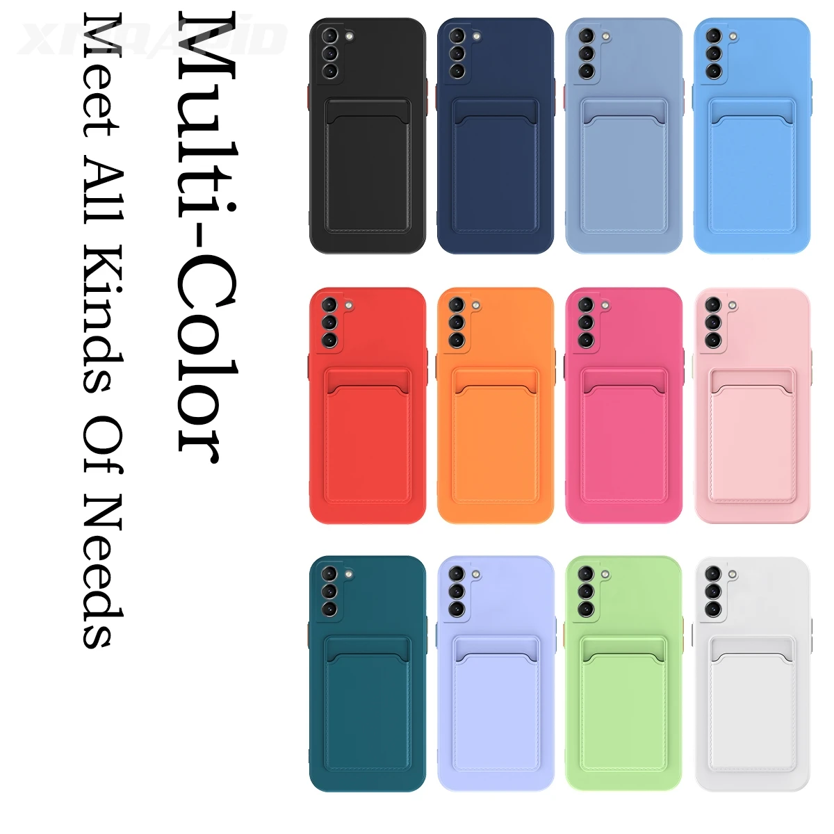 łzać etui z miękkim silikonowym miejscem na kartę do Samsung Galaxy A32 A22 A34 A54 A24 A12 M32 A25 A35 A53 A33 A55 A15 A23 M33 Wallet Cover