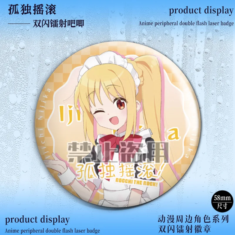 Аниме BOCCHI THE ROCK! Фигурки Gotoh Hitori Kita Ikuyo Ijichi Nijika кавайный металлический значок для