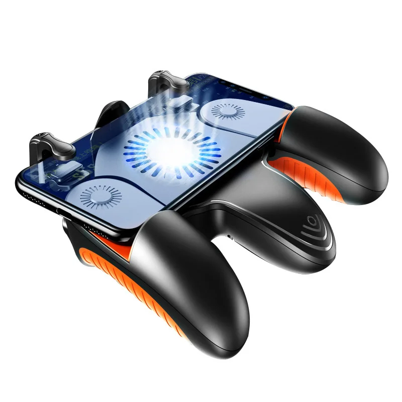 

Universal Mobile Phone Gaming Accessories Handle JS26 For PUBG Gamepad Cooling Fan ABS Cooler For IPhone 12 IOS Android Factory