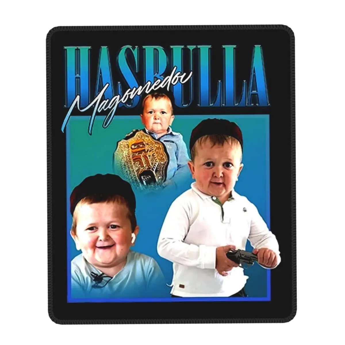 Игровой коврик для мыши Hasbulla резиновый нескользящий офиса ноутбука ПК забавные