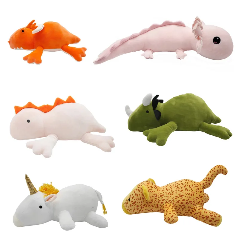 

30-60cm Big Dinosaur Weighted Plush Toy Cute Soft Stuffed Dinosaur Plushies Kawaii Dino Sleep Pillow Doll Birthday Gift for Kids
