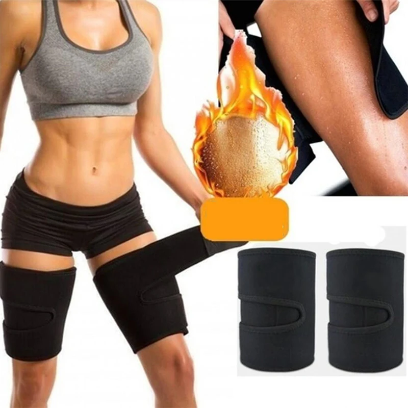 

Leg Belt Sweat Thigh Trimmer Sweat Band Leg Slimmer Weight Loss Neoprene Gym Workout Corset Thigh Slimmer Tone Legs Strap