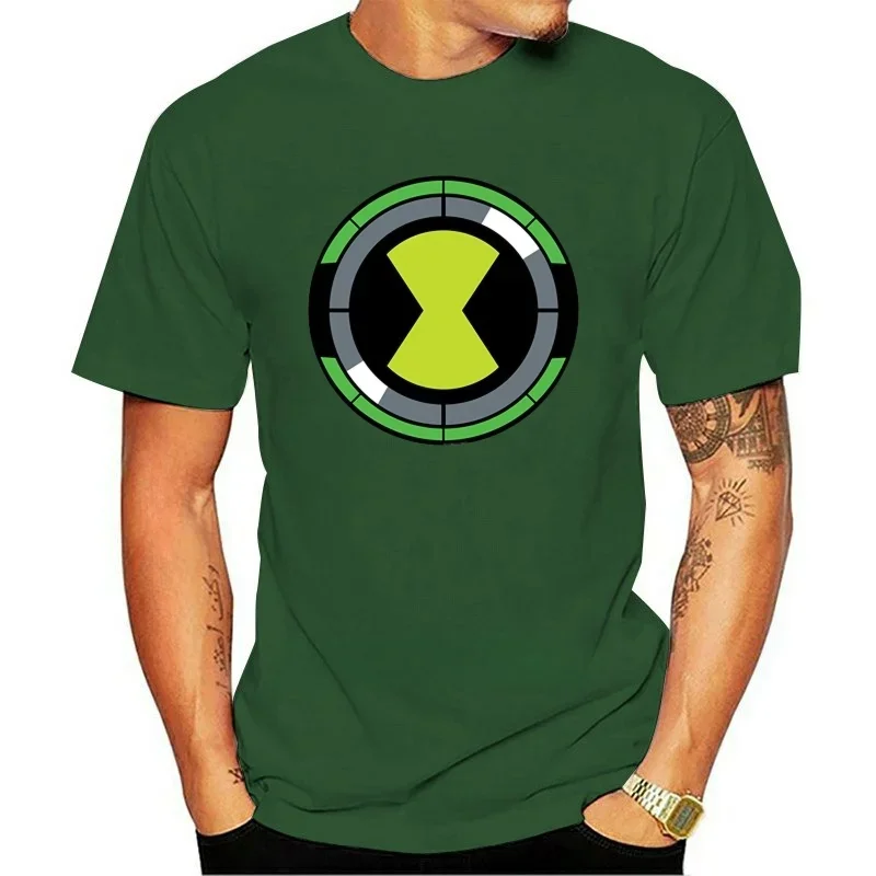 Мужская одежда мужская футболка Ben10 Omnitrix symbol белая женская