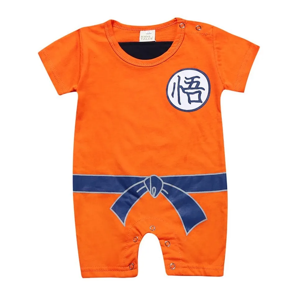 Baby Boy Girl Bodysuit Clothes Newborn Children Romper Jumpsuit Summer Cartoon Anime Cotton Baby Birthday Party Costume 0-3 Year