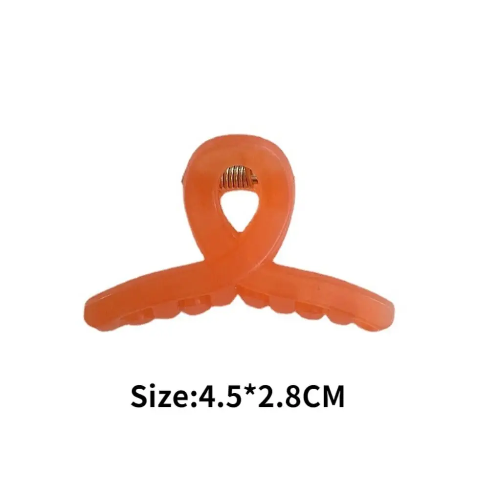 5 шт. акриловая заколка для волос в виде акулы желейного цвета мини-элегантная с