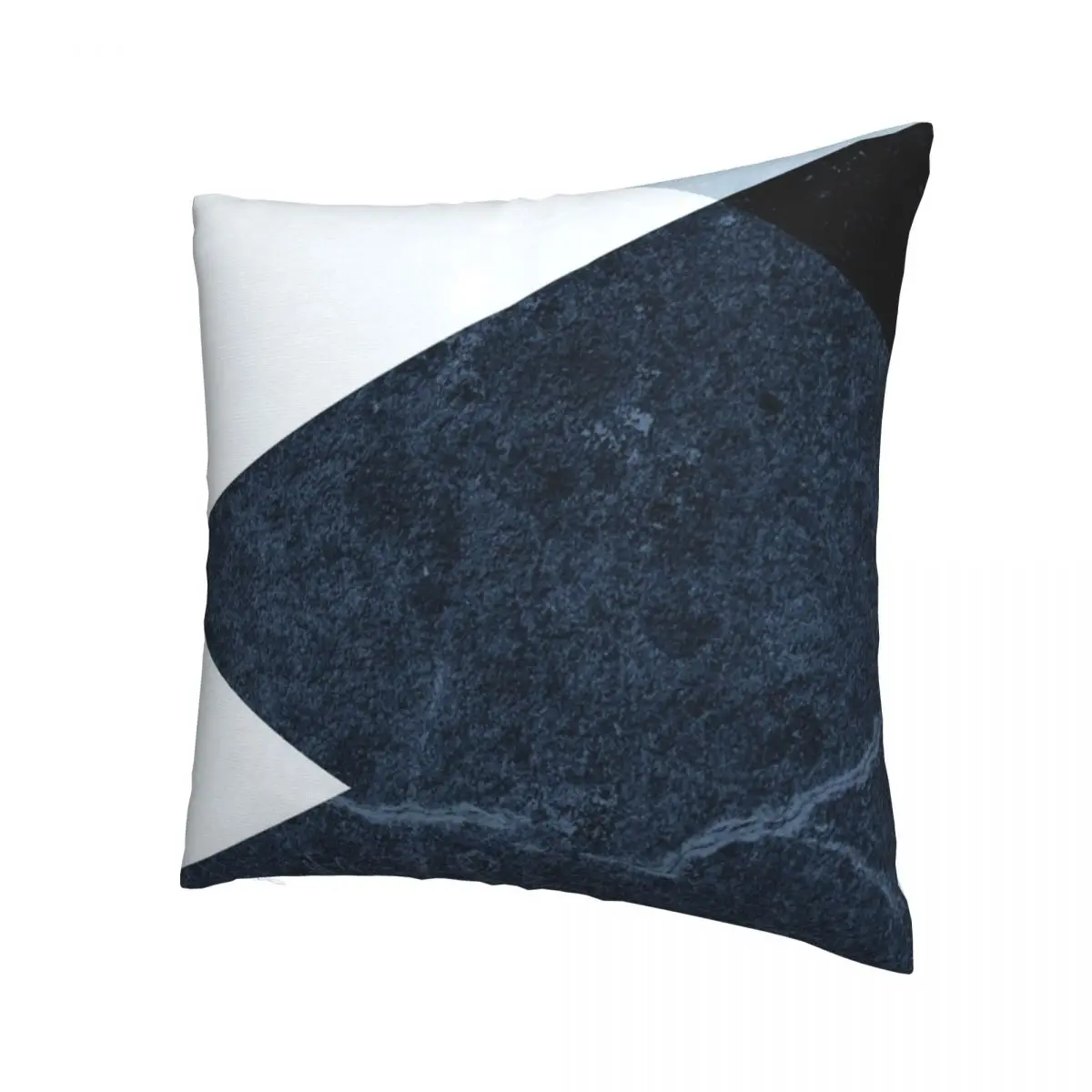 

Geometrics Blue Marble Silver Pillowcase Cushion Cover Decoration Nordic Style Throw Pillow Case Cover Seater Zippered 45X45cm