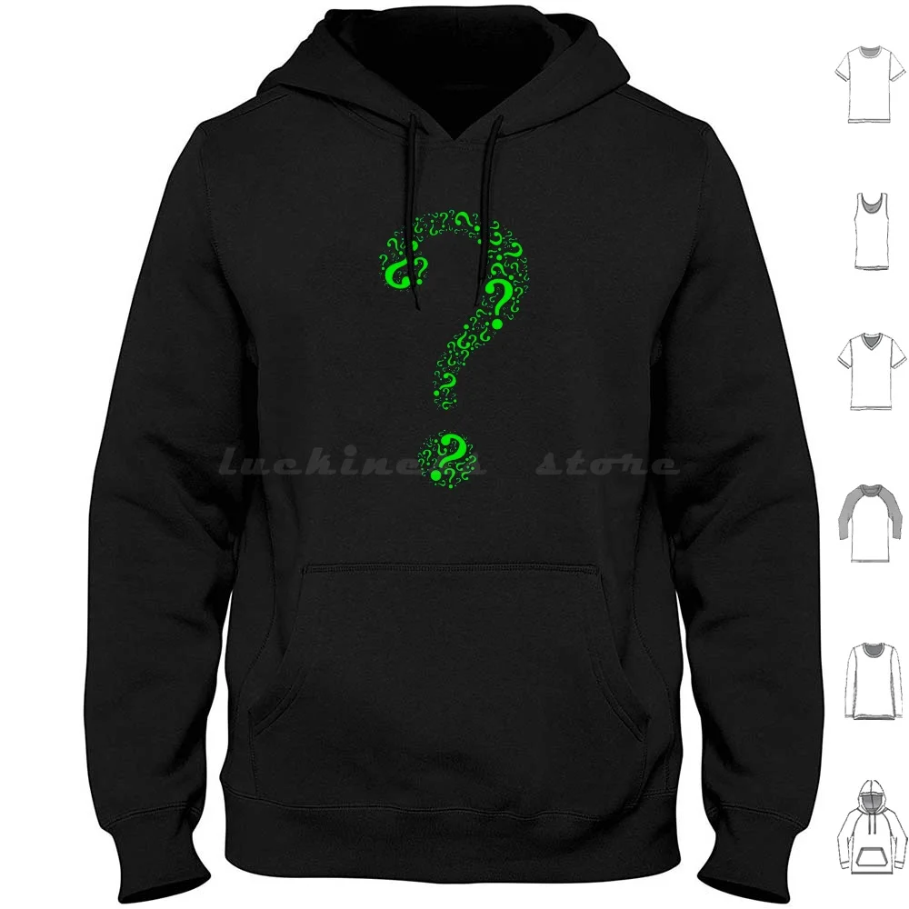 

The Riddler , The Riddler, Riddler толстовка хлопок длинный рукав Riddler Эдвард Nygma Роберт Паттинсон