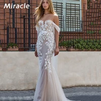 exquisite mermaidtrumpet wedding dress dignified sweetheart bridal gown off the shoulder pretty lace dresses vestido de novia