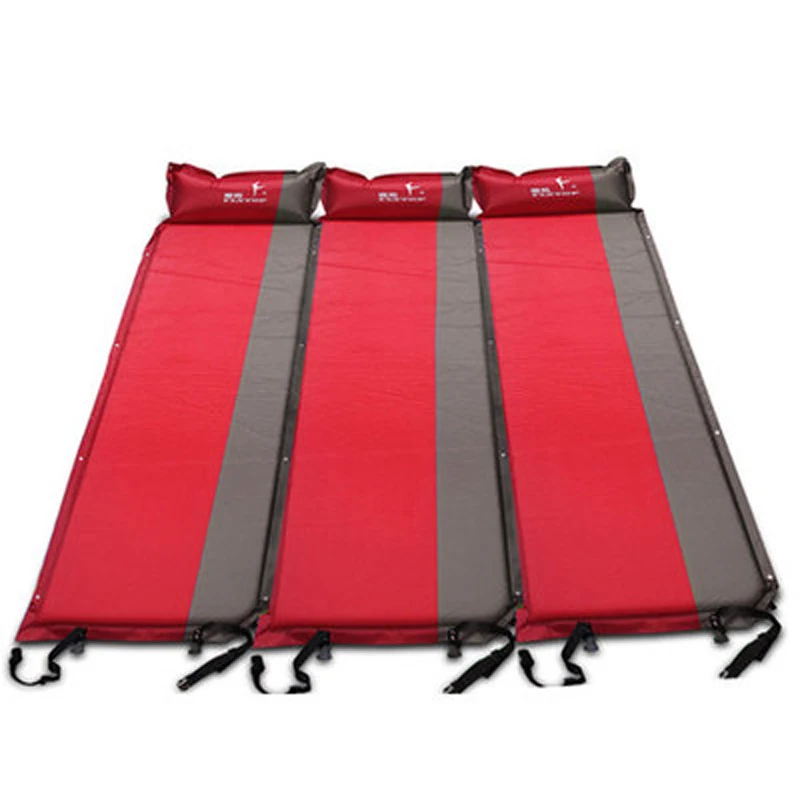 3Pcs/1Lot! Flytop Single Person Automatic Inflatable Mattress Outdoor Camping Fishing Beach Mat (170+25)*65*5cm Lunch Rest Pad