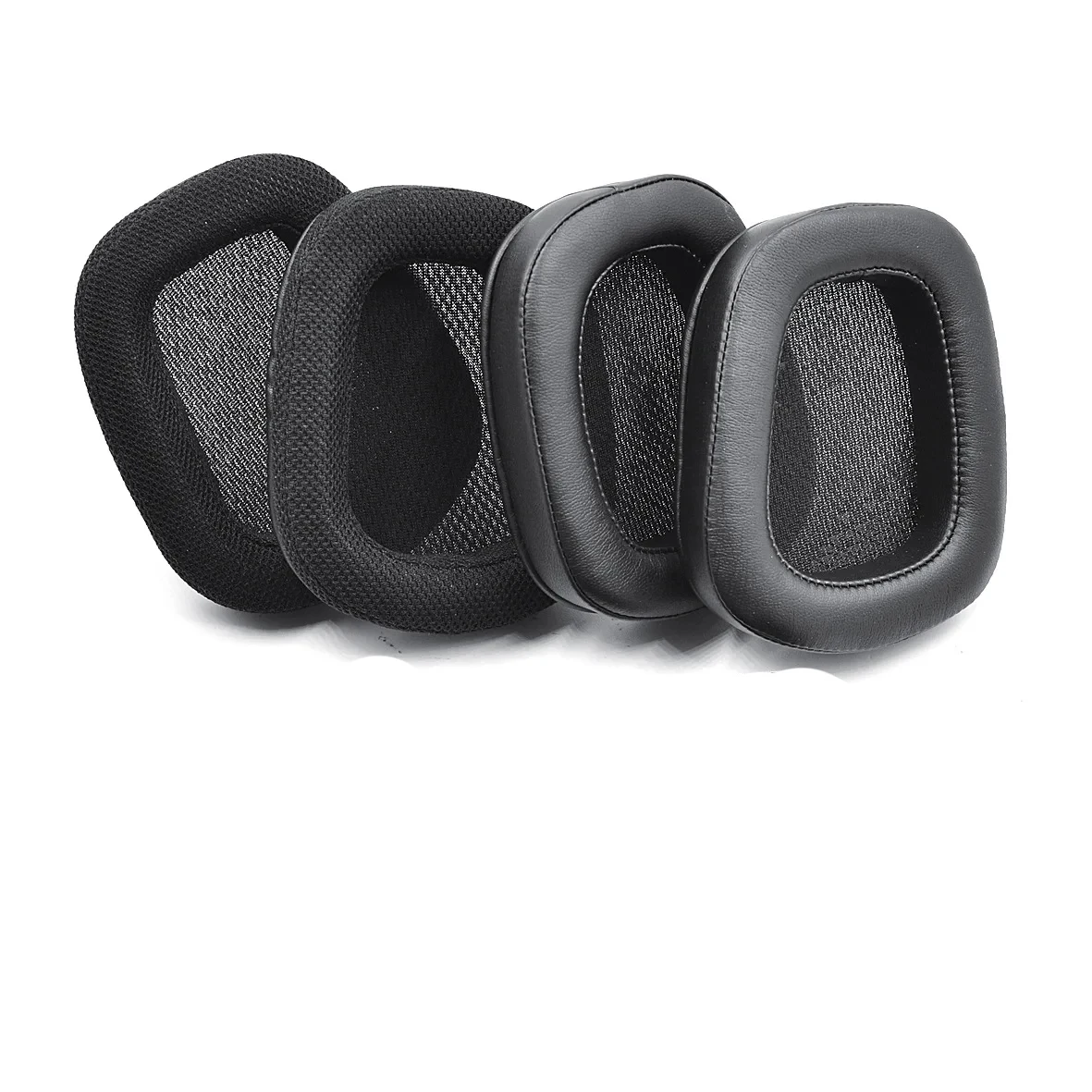 Фото Амбушюры для наушников для Logitech G633 G933, подушка, губчатый чехол, дышащая кожаная сетчатая крышка для ушей, защитный чехол для гарнитуры №3