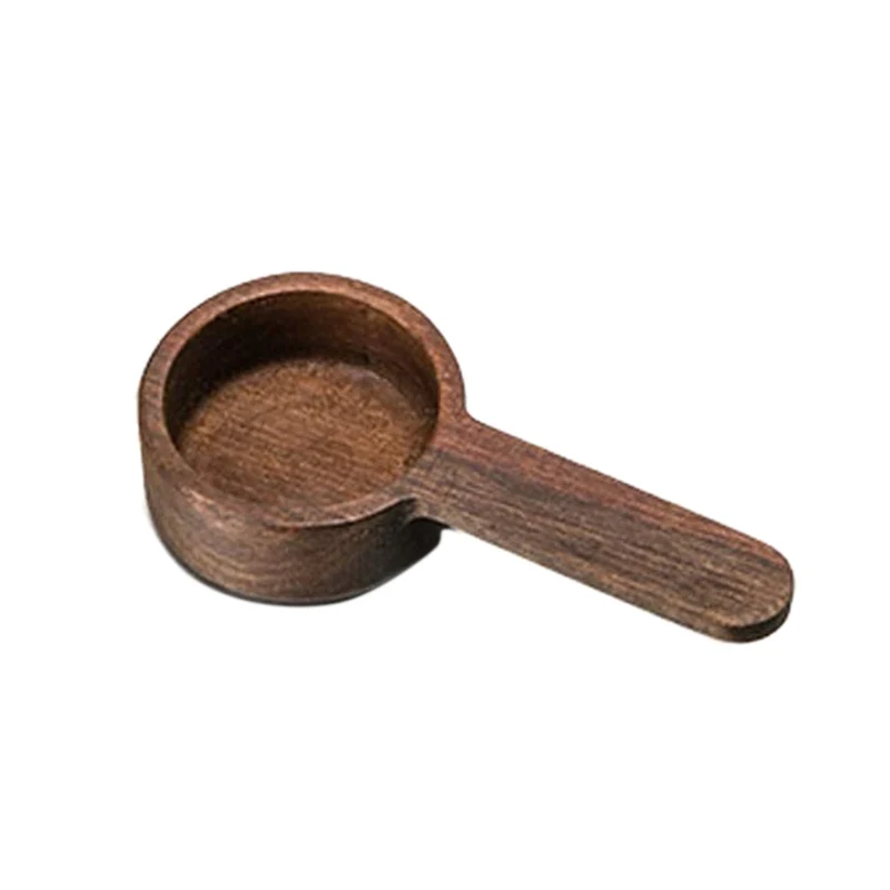 

Short Handle Coffee Spoon Black Walnut Coffee Spoon Measuring Coffee Beans or Tea Spoon Household Kitchen Accessories