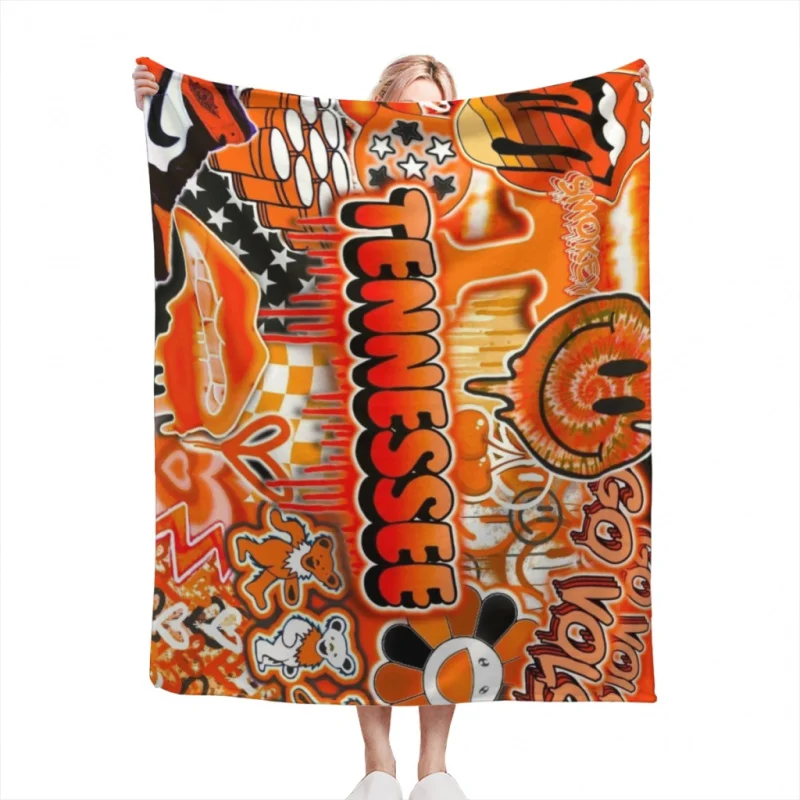 

T E N 2 . 0 Throw Blanket Airplane Travel Decoration Soft Warm Bedspread