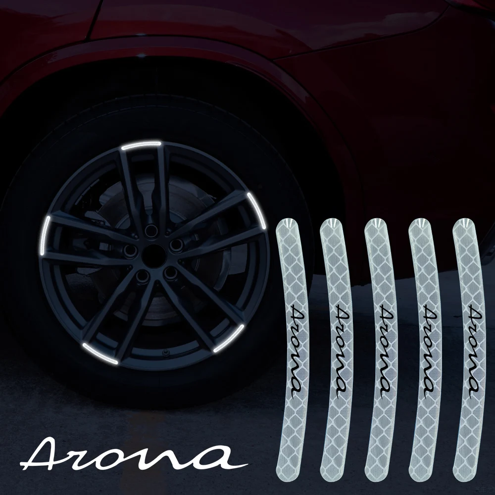

For Seat cupra str fr st arona 20pcs Reflective car stickers wheels hub car accessories