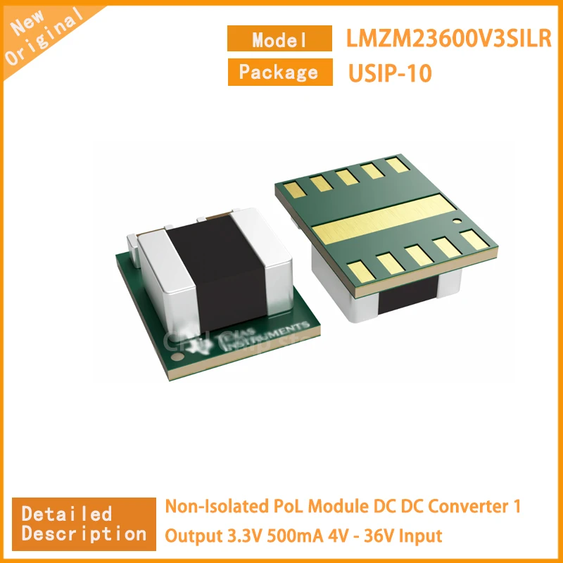 

1 ~ 5 шт. LMZM23600V3SILR LMZM23600 Новый неизолированный модуль PoL преобразователь постоянного тока 1 выход 3,3 В мА 4 В-36 В вход