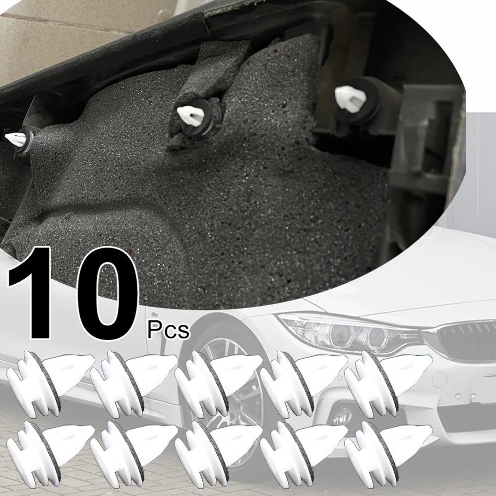 

10 шт. для BMW 4 серии F32 F33 F82 F83 2013-2020 автомобильная дверная панель, лицевая подкладка, зажимы, заклепки 418 420 430 435 440 d