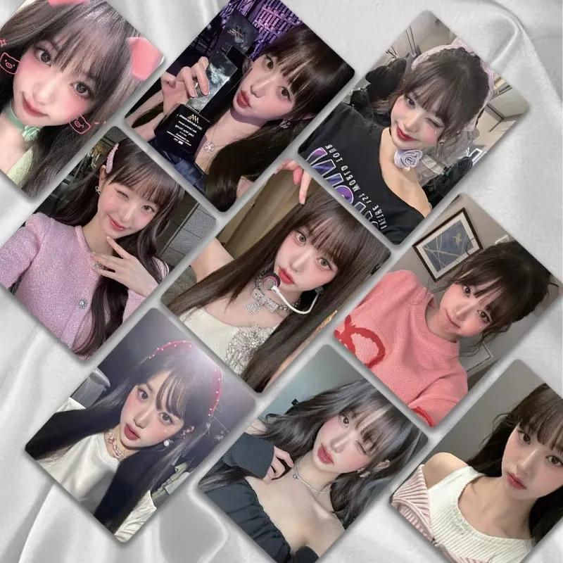 55 шт./компл. корейская лазерная ломо-карта Jang Wonyoung звездный персонаж HD фотокарта