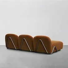 Loveseat SOFA 라이트 럭셔리 북유럽 소형 거실, 모던 심플 디자이너, 싱글 소파, 특별한 모양의 모듈 조합