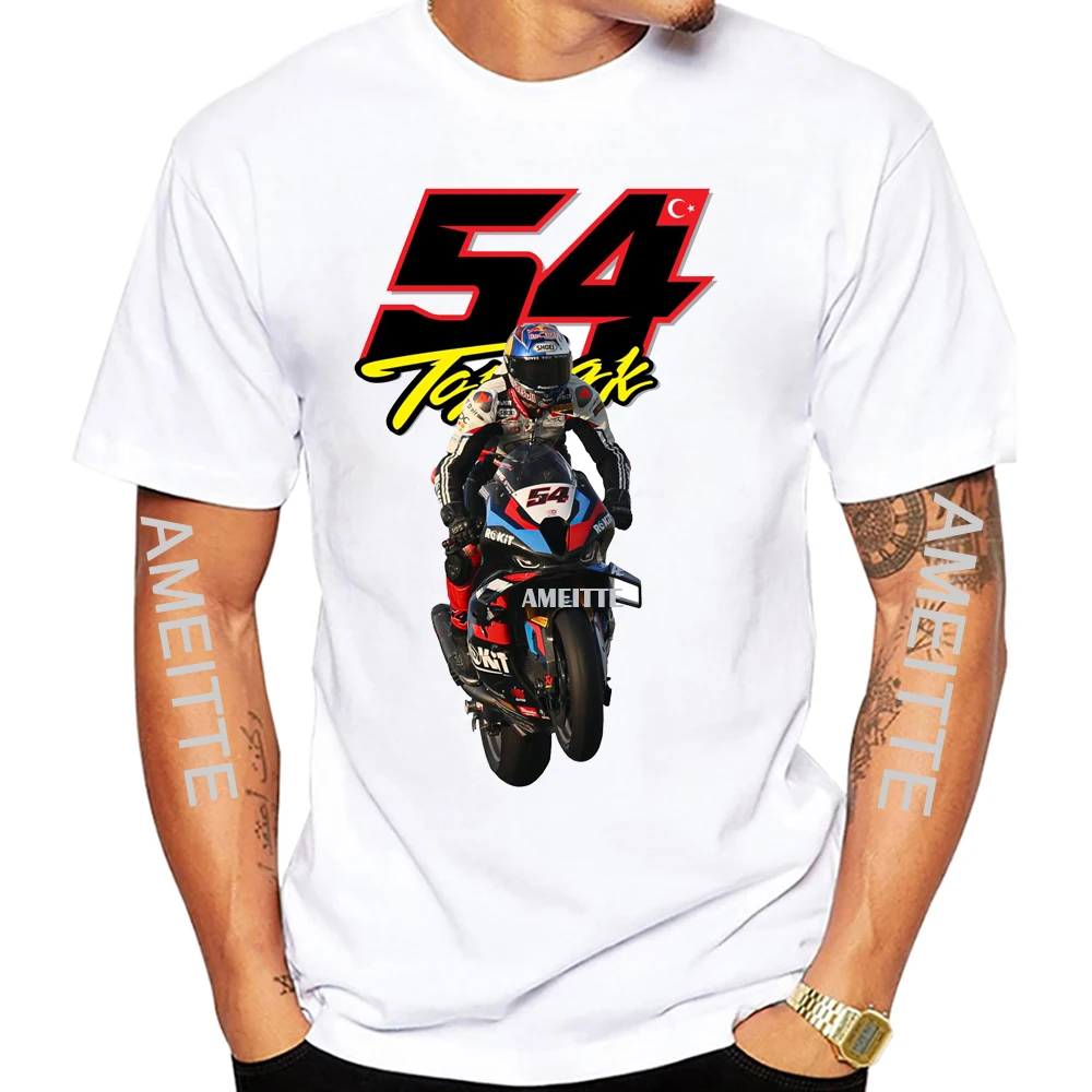 Toprak Razgatlioglu 54 GP 2025 гоночная классическая футболка мужская с коротким рукавом