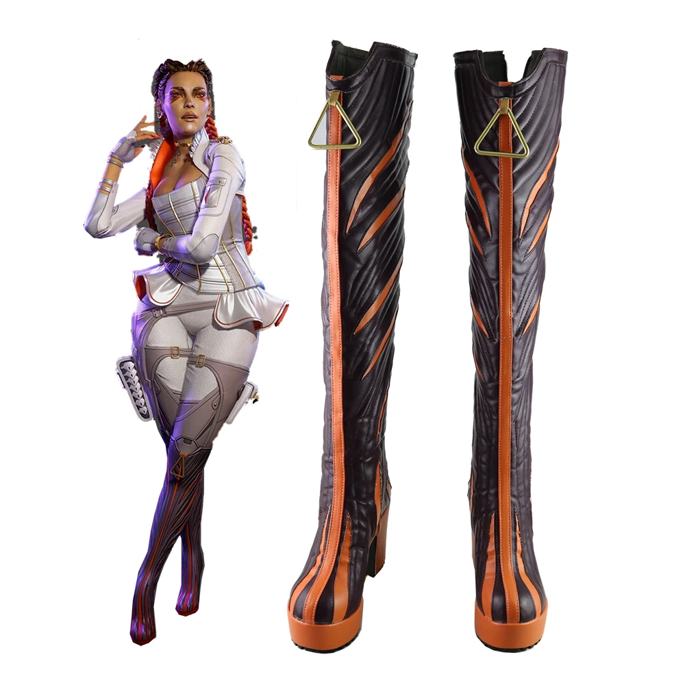 

Apex Loba Cosplay Boots Halloween Carnival Custom Made Shoes