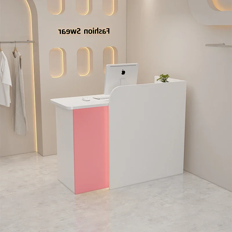 Черные маленькие стойки регистрации скандинавский дисплей барный кассир стойка