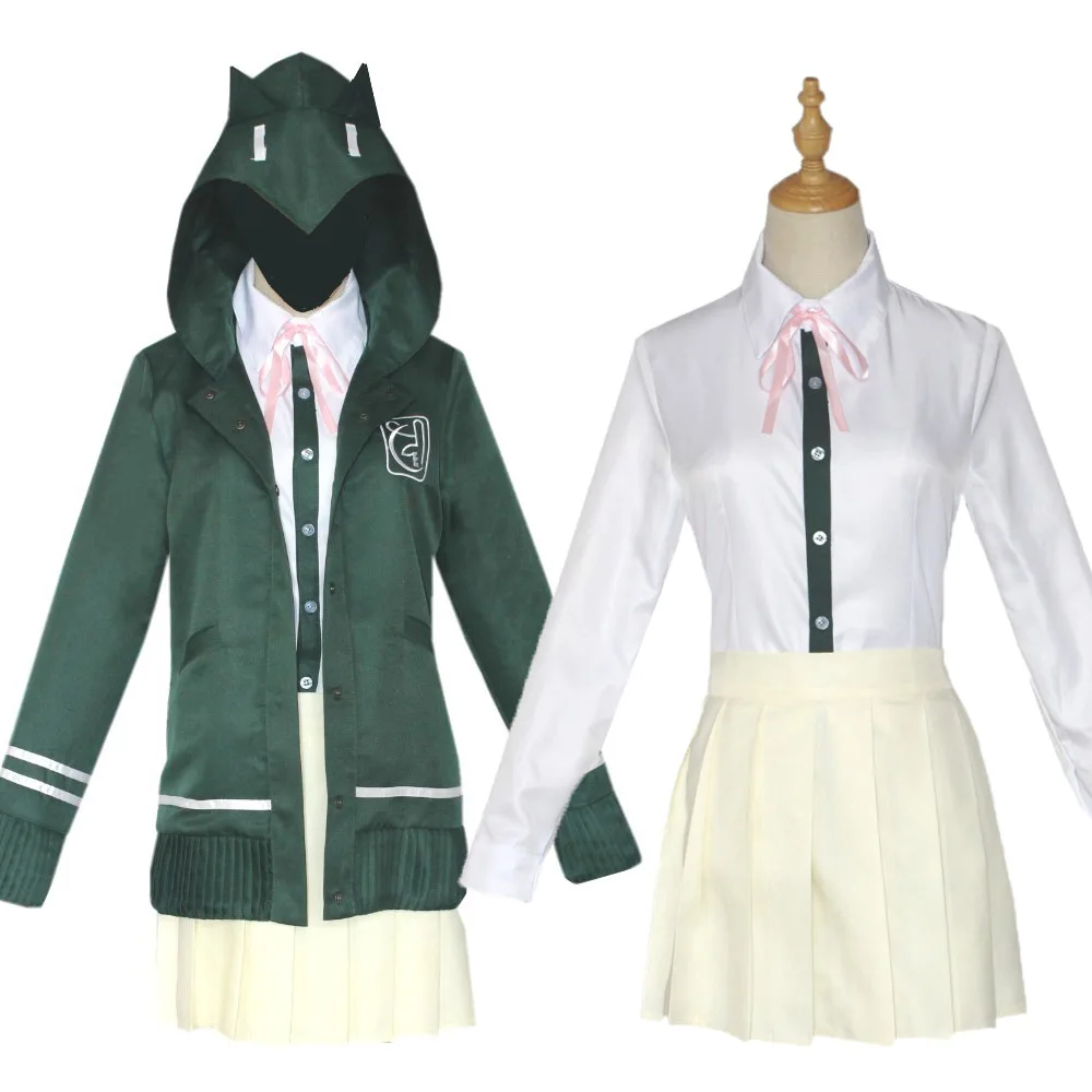 Супер данганронпа 2 Косплей Chiaki Nanami костюмы униформа куртка рубашка юбка на заказ