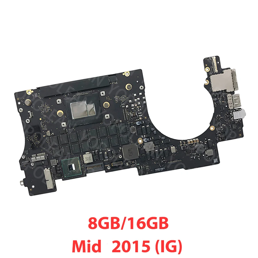 Полнофункциональная Материнская Плата ЦП i7 16 ГБ 8 для MacBook Pro Retina 15 дюймов A1398