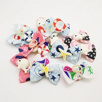 10 pieces pet ribbon hair accessories cute dog hair bows elastic rubber band for dogs pet hair clips gift pet accessories