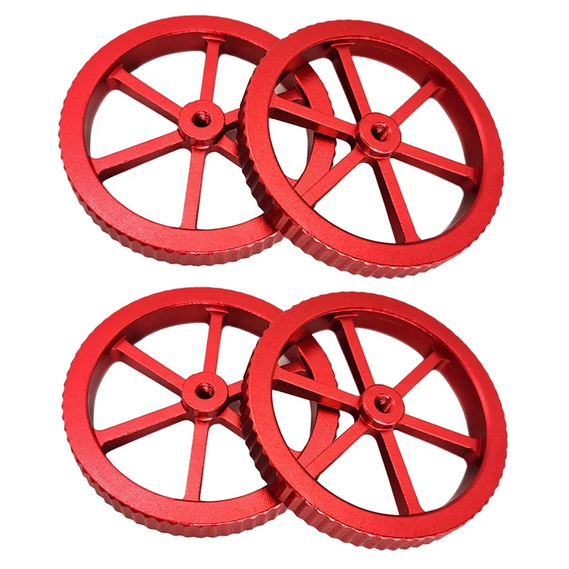 

4PCS Red Metal Leveling Large Nut M4 Is Suitable For Anet Creality 3D Hot Bed Platform Upgrade Module