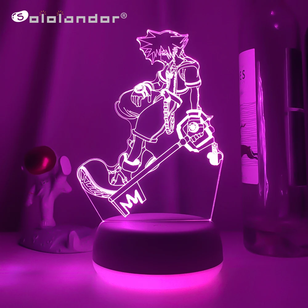 Child Night Light Led Color Changing Kids Bedroom Decor Nightlight Sora Lamp Bedside