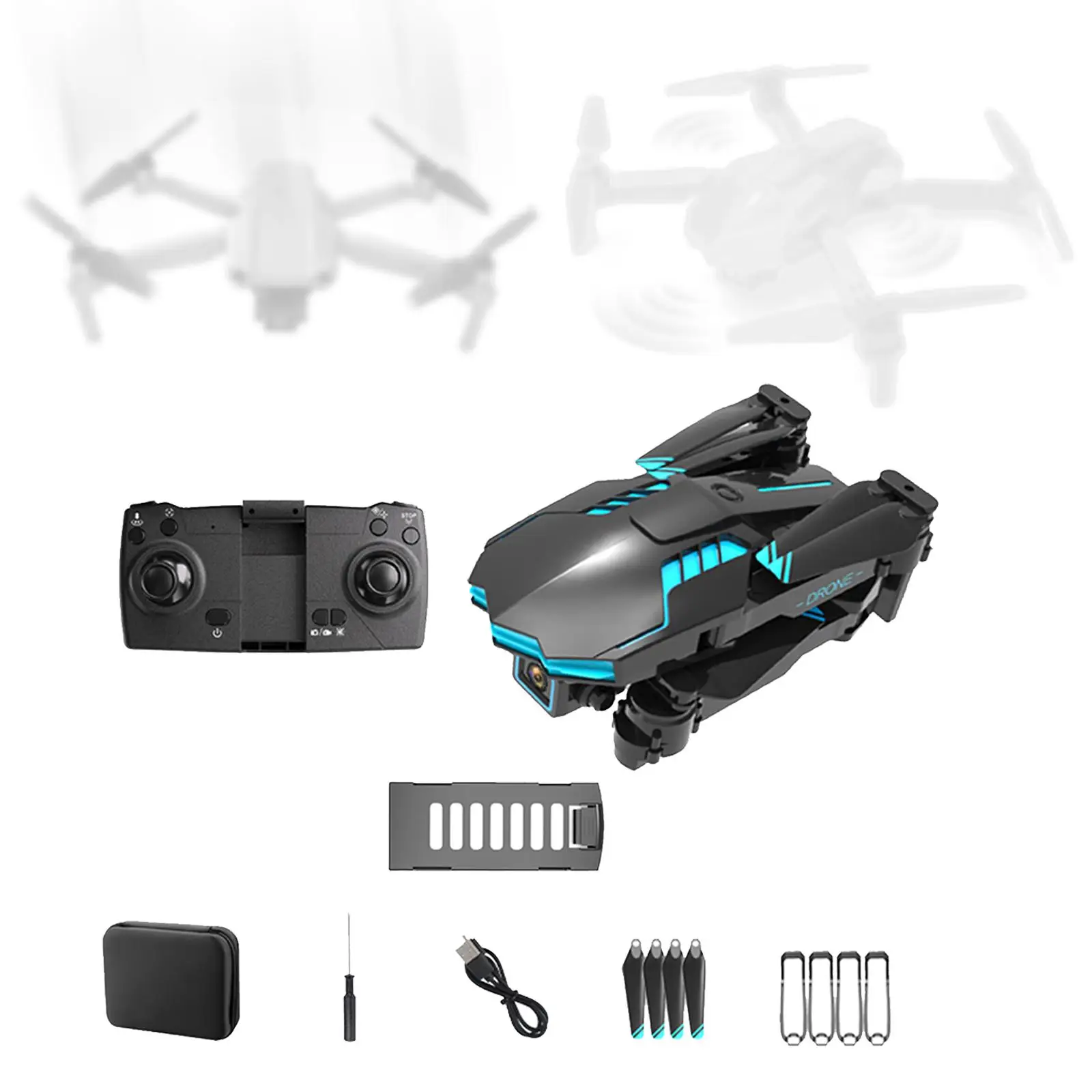 

Compact RC Drone Quadcopter 1800mAh Cool Lighting Lightweight 4 Channels