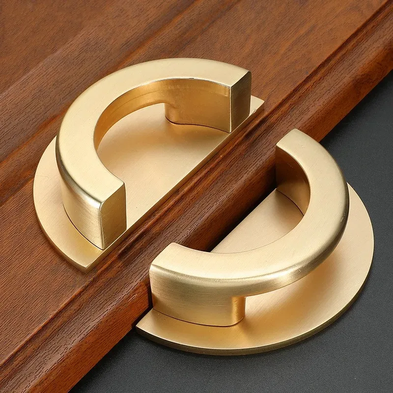 Ручки Canibet цветочные ручки золотые однотонные дверные и для мебели кухонного