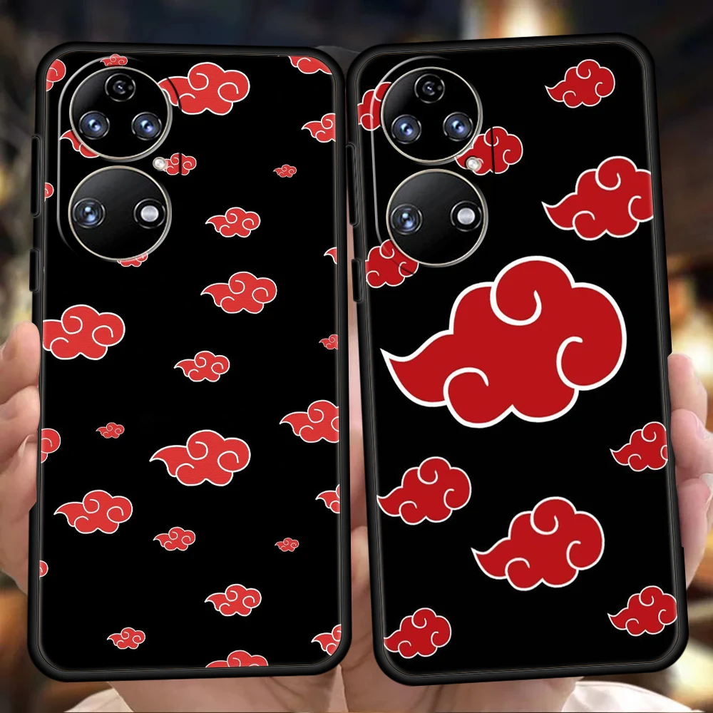 

Naruto Akatsuki Cloud Phone Case for Huawei P20 P30 P50 Pro P20 P30 P40 Lite Y6 Y7 Y9 Y7A Y6P Y9S 2019 P Smart Z 2021 Soft Cover