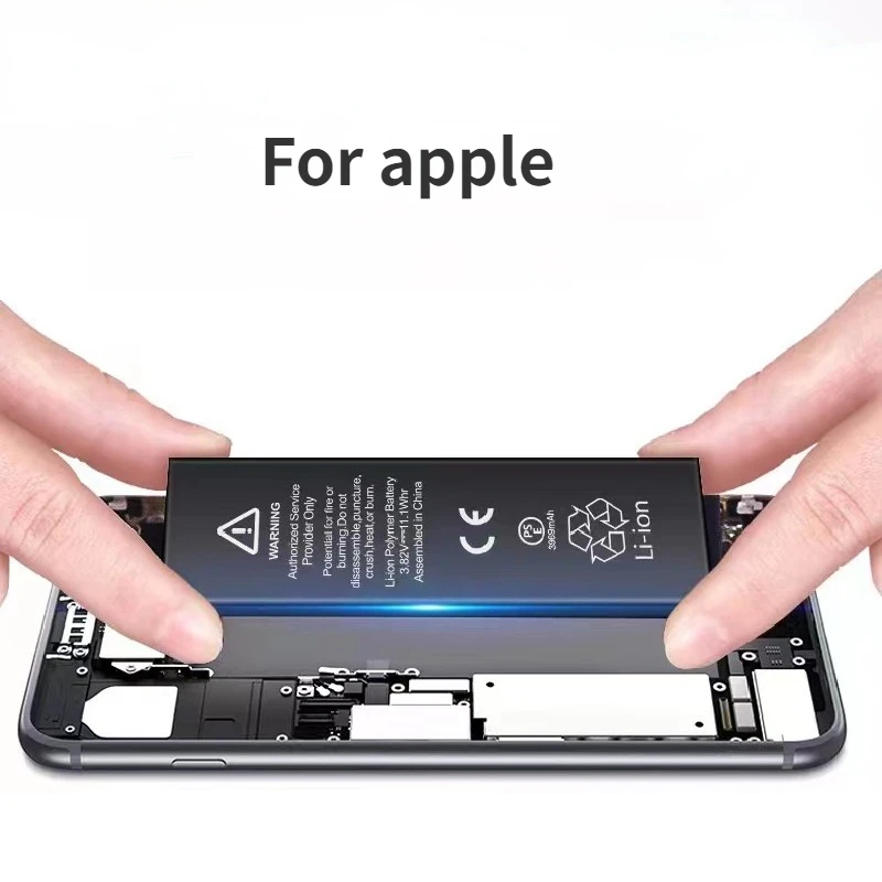 

2023 High Capacity for apple X 6S 8 11 12 13 XR Battery Phone Full Series Batteries Replacement 0 Cycle