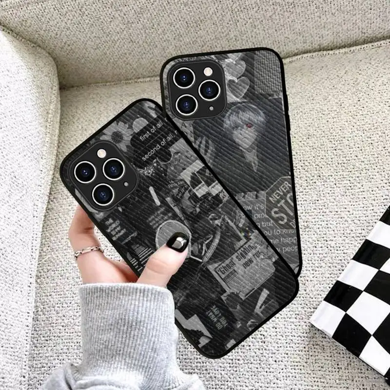 

Tokyo Ghoul Anime Phone Case Hard Leather Case for iPhone 11 12 13 Mini Pro Max 8 7 Plus SE 2020 X XR XS Coque