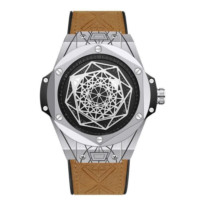 Женские кварцевые часы с силиконовым ремешком Модные индивидуальные мужские