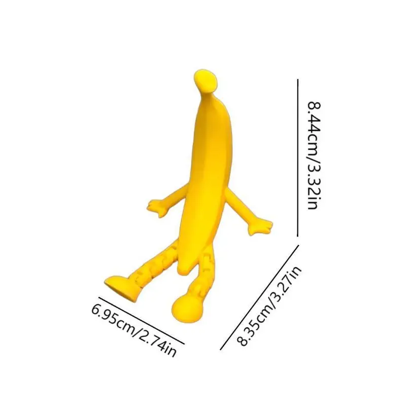 

3D-печатная скульптура банана из пластика