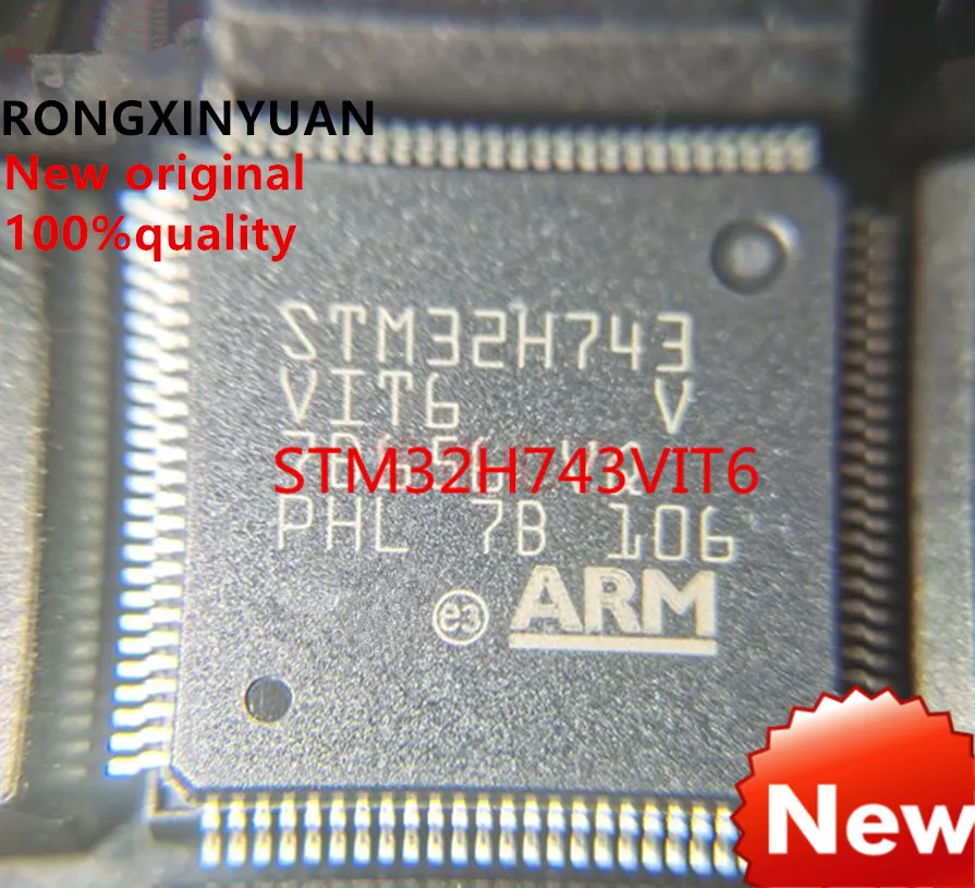 

New Original STM32H743VIT6 LQFP100 STM32 High Performance MCU STM32H7 Series Single Chip microcontroller LQFP-100